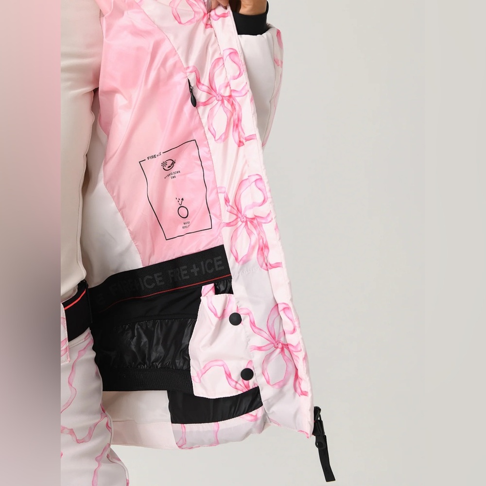 LoveShackFancy X Bogner Fire + Ice Pink Bow Ski Outfit - Picture 7 of 15